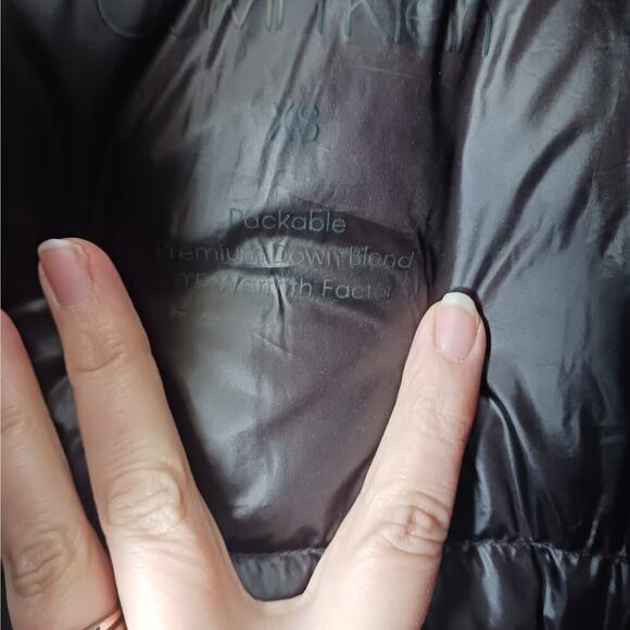 Calvin Klein Brown Packable Down Puffer Jacket Size XS - Picture 8 of 10